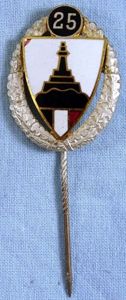 Reichskriegerbund War Veteran 25 Year Member Stickpin