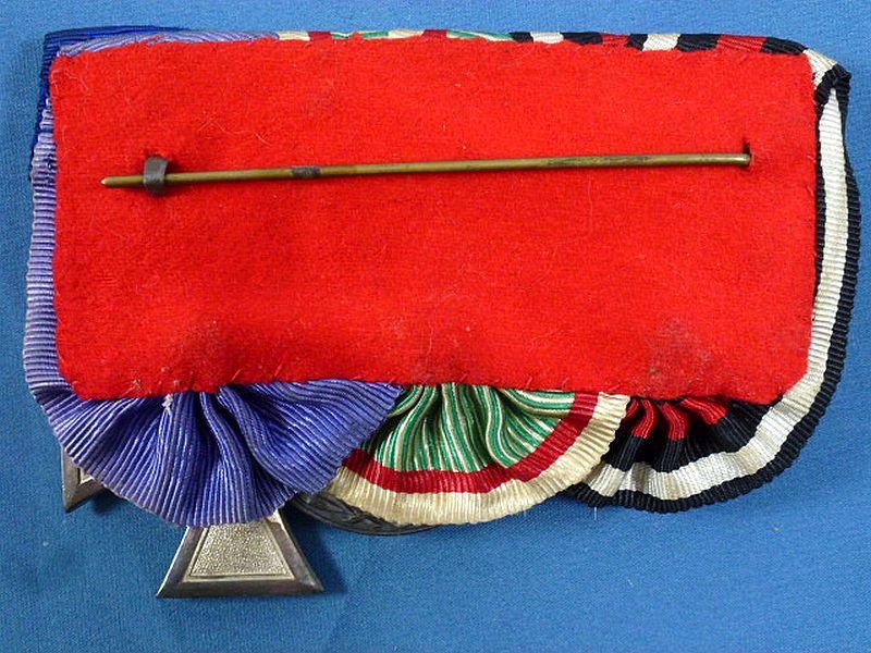 WWI Imperial / Third Reich 3 Place Police Medal Bar — image 2