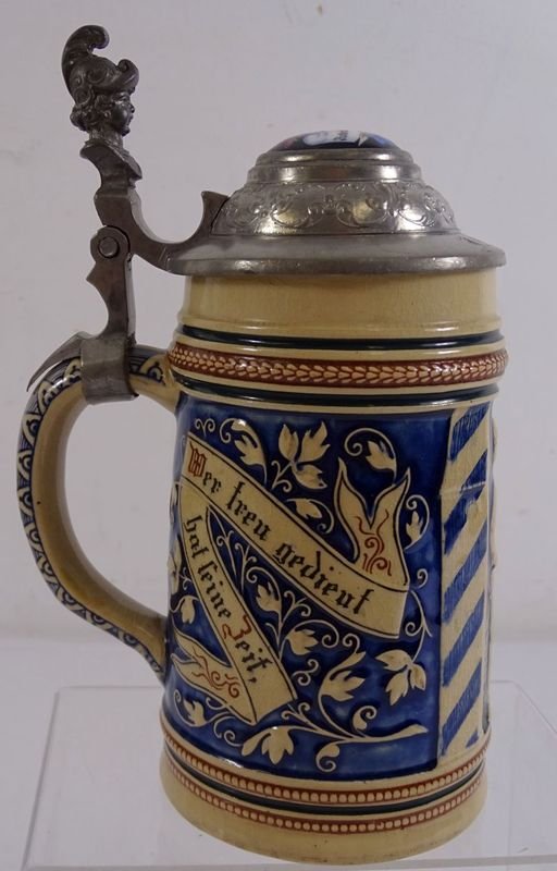 Named Imperial German Reservist Service Stein — image 3