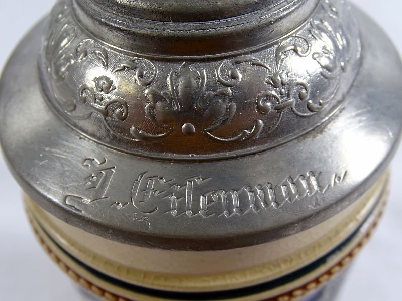 Named Imperial German Reservist Service Stein — image 5