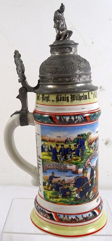 Imperial German 124th Inf. Regiment Reservist Stein — image 3