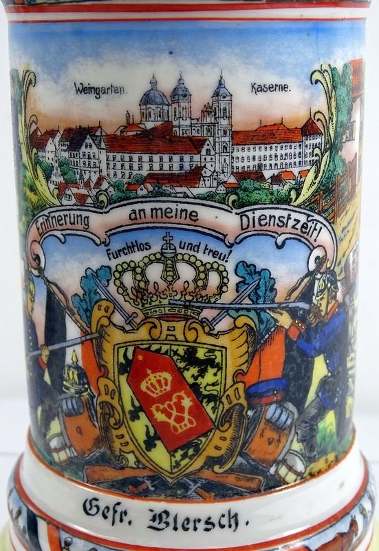 Imperial German 124th Inf. Regiment Reservist Stein — image 4