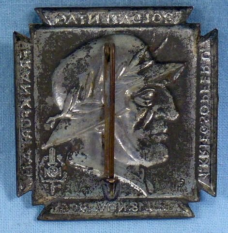 1934 Kriegsopfer u. Soldatentag Frankfurt Tinnie — image 2