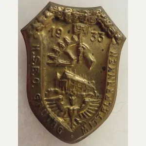 1933 N.S.B.O. Gau Tag Mittlefranken Tinnie