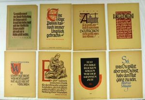 Group of 17 Original NSDAP Propaganda Posters