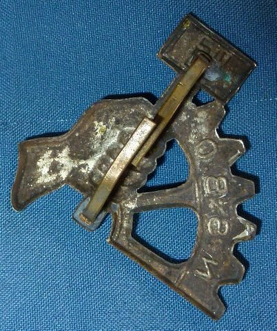 Third Reich NSBO Visor Cap Insignia — image 2