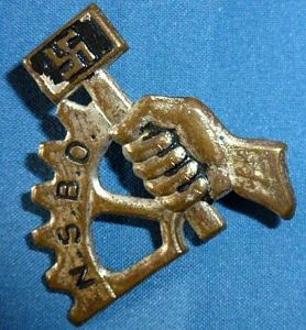 Third Reich NSBO Visor Cap Insignia