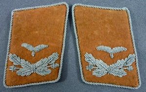 Luftwaffe Signals Officer Collar Tab Set