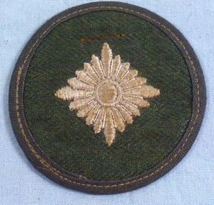 Army Oberschutze Rank Pip on Green HBT Wool