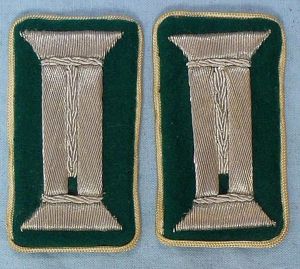 Two Army Administration Dress Tunic Cuff Facings