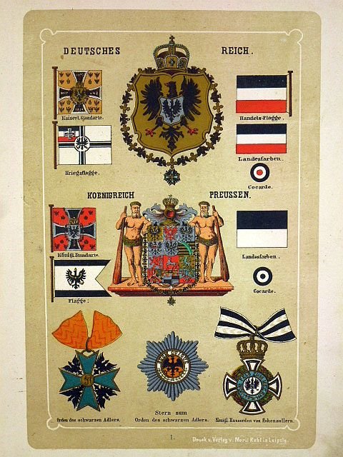 1884-87 Two Volumes Set on 'Orden, Wappen und Flaggen' — image 3