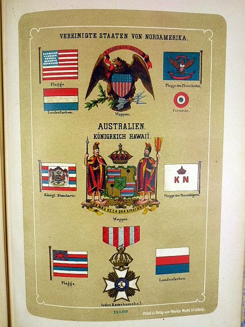 1884-87 Two Volumes Set on 'Orden, Wappen und Flaggen' — image 6