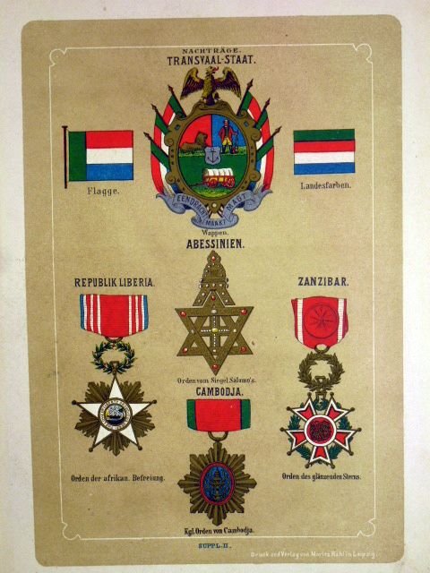 1884-87 Two Volumes Set on 'Orden, Wappen und Flaggen' — image 7