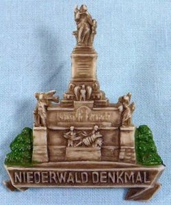 Niederwalddenkmal German Unification Plastic Tinnie