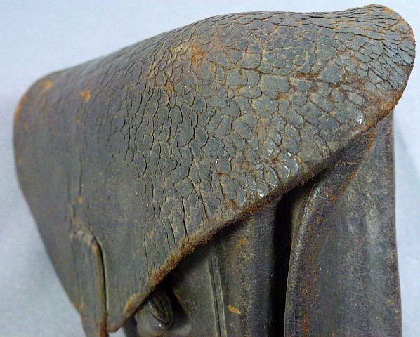 Uncommon 1906 Commercial Luger Leather Holster — image 5