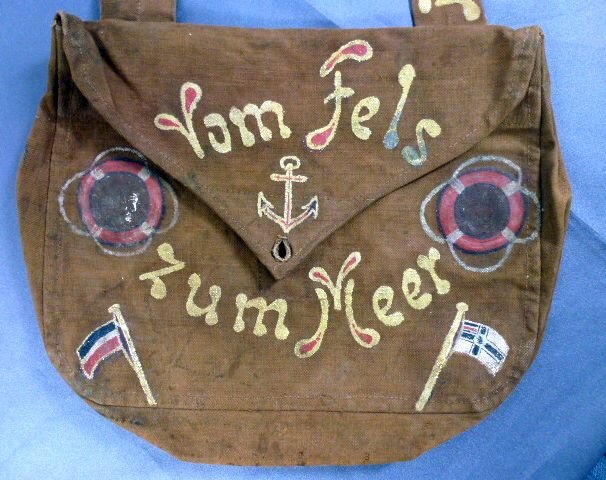 Named Decorated German Navy Haversack Bread Bag — image 2