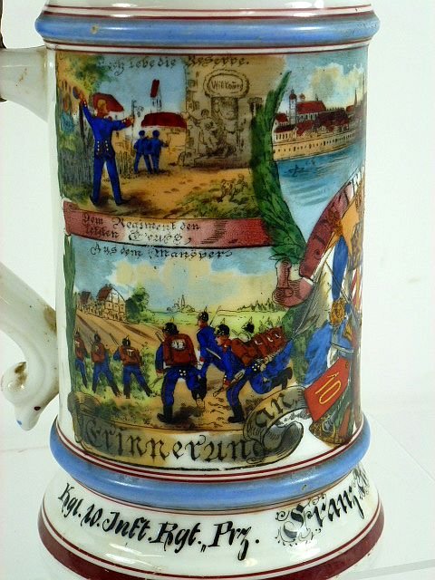 1900-1902 Imperial Bavarian Regimental Reservist Stein — image 2