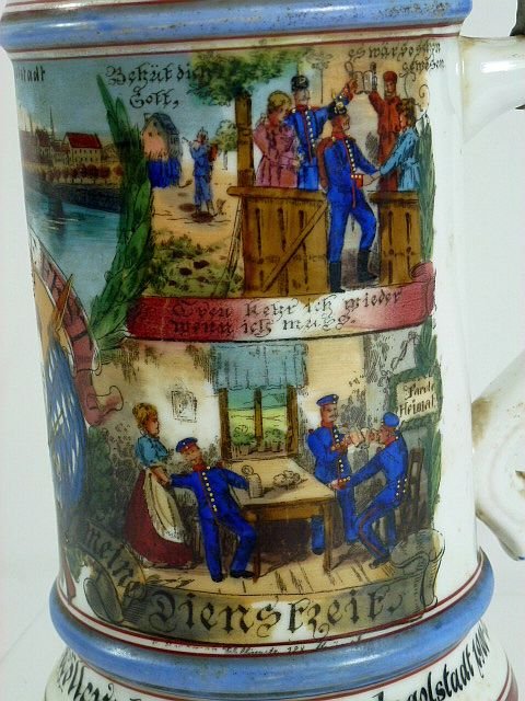1900-1902 Imperial Bavarian Regimental Reservist Stein — image 3