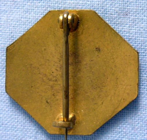 1914-1915 Enamel War Cross Patriotic Pin — image 2