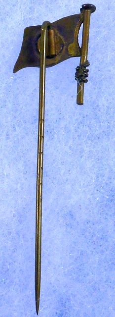 German Enamel Flag Stickpin — image 3