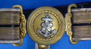 WWII Japanese Navy Officer Dress Sword Belt