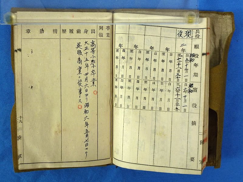 One Japanese Soldier's Comfort Bag and Pay & Identification Book with Repatriation Document — image 9