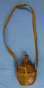 Late War Japanese Army EM/NCO Canteen with Rubber Stopper