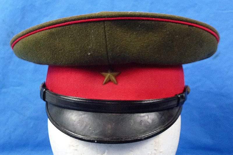 Named WWII Japanese Army Officer Visor Cap — image 2
