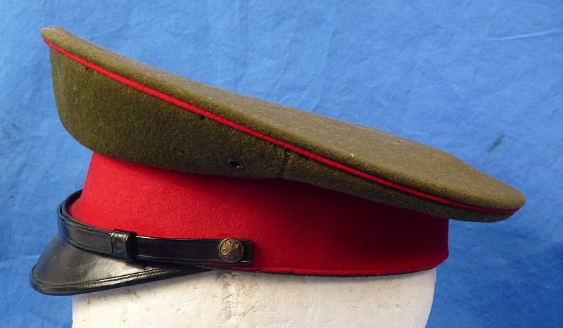 Named WWII Japanese Army Officer Visor Cap — image 5