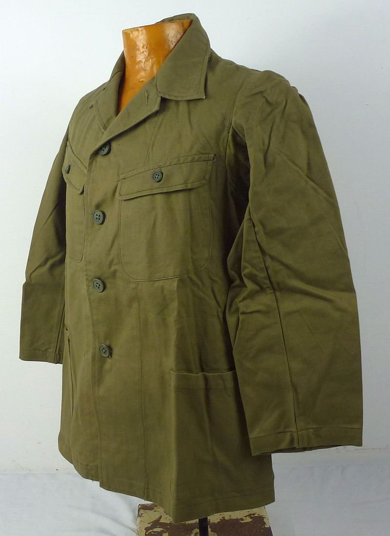 Near Mint WWII Japanese Navy Seaman / CPO Green Cotton Uniform — image 3