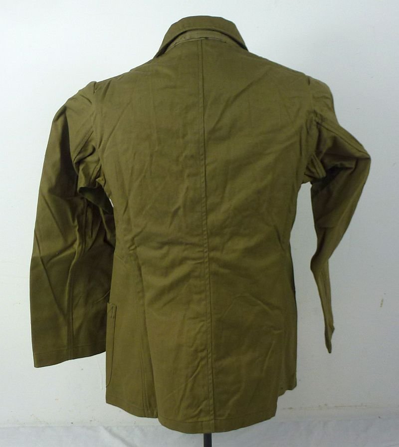 Near Mint WWII Japanese Navy Seaman / CPO Green Cotton Uniform — image 4