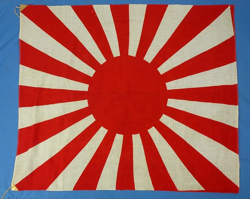 WWII Japanese Cotton Army Rising Sun Flag — image 2