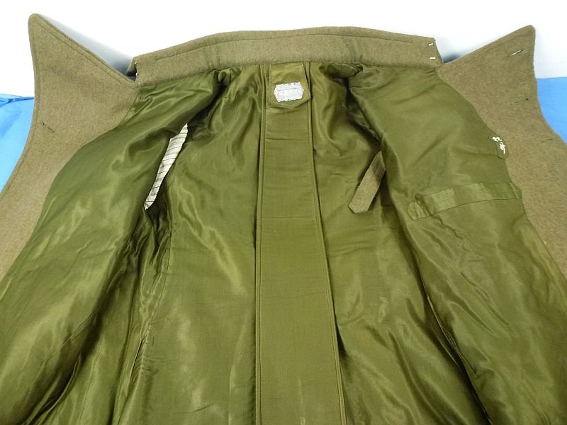 Named WWII High Quality Japanese Army Warrant Officer Wool Overcoat — image 6