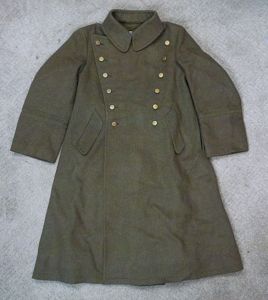 Named WWII High Quality Japanese Army Warrant Officer Wool Overcoat