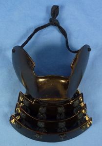 Japanese Edo Period Samurai Armor Tsubame Hanbo (Half Mask)