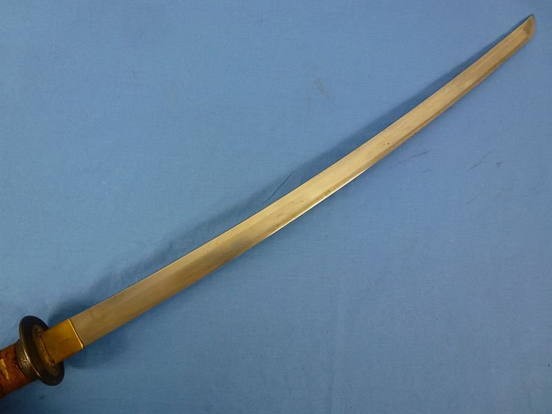 Signed Japanese Katana Sword in Late War Army Officer Fittings — image 4