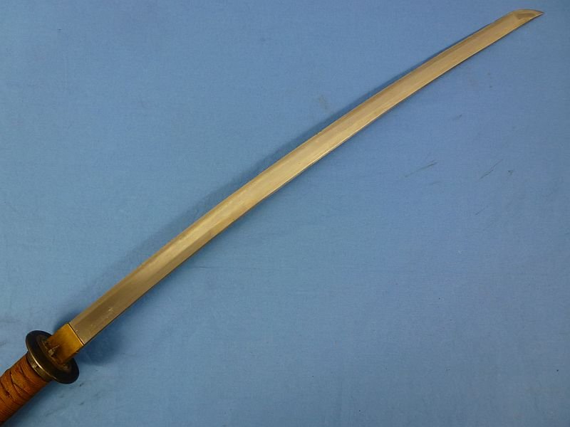 Signed Japanese Katana Sword in Late War Army Officer Fittings — image 5