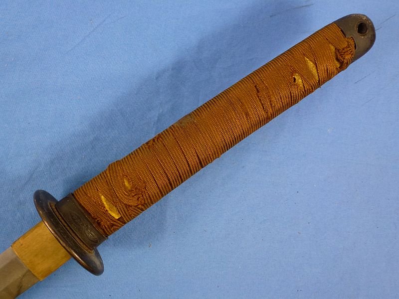 Signed Japanese Katana Sword in Late War Army Officer Fittings — image 6