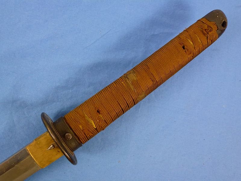 Signed Japanese Katana Sword in Late War Army Officer Fittings — image 7