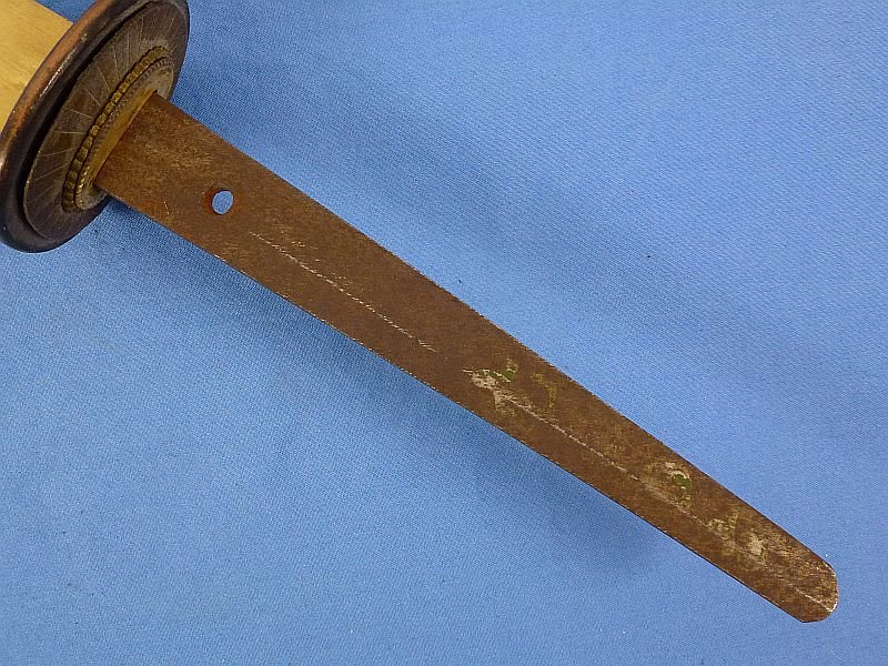Signed WWII Japanese Imperial Navy Officer Type 97 Kai Gunto Sword — image 10
