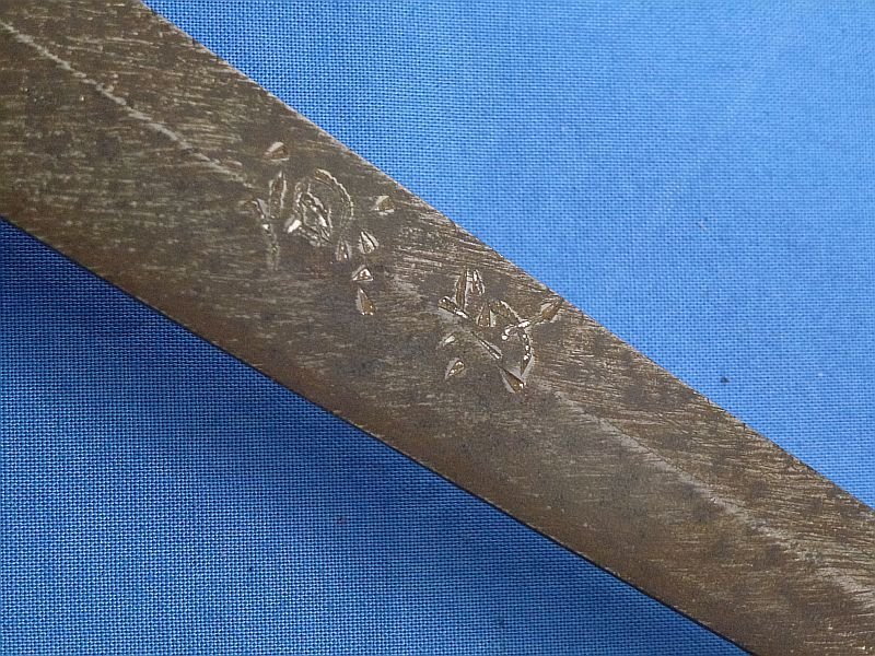 Signed WWII Japanese Imperial Navy Officer Type 97 Kai Gunto Sword — image 9