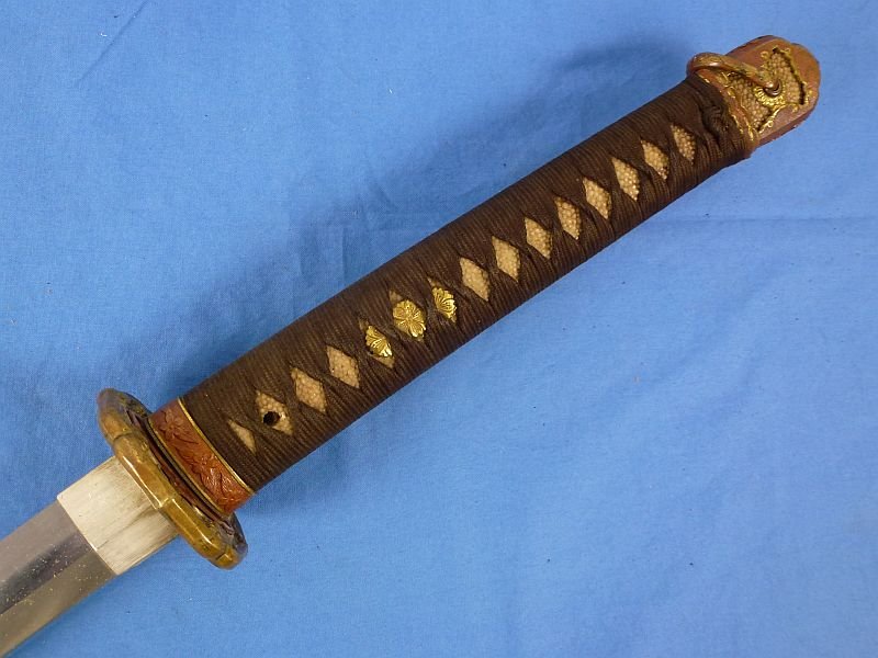 Signed 1943 Dated Japanese Army Officer Shin Gunto Sword — image 6