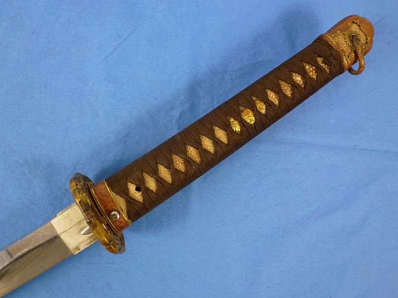 Signed 1943 Dated Japanese Army Officer Shin Gunto Sword — image 7
