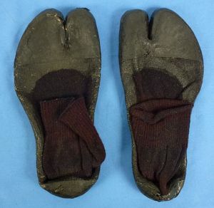 WWII Japanese Military Tabi Shoes