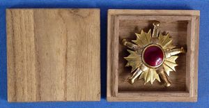 Boxed Hokkando Fire Department Local Branch Badge