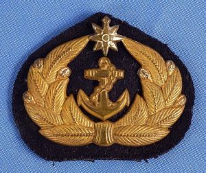 WWII Japanese Navy Reserve Chief Petty Officer Cap Badge