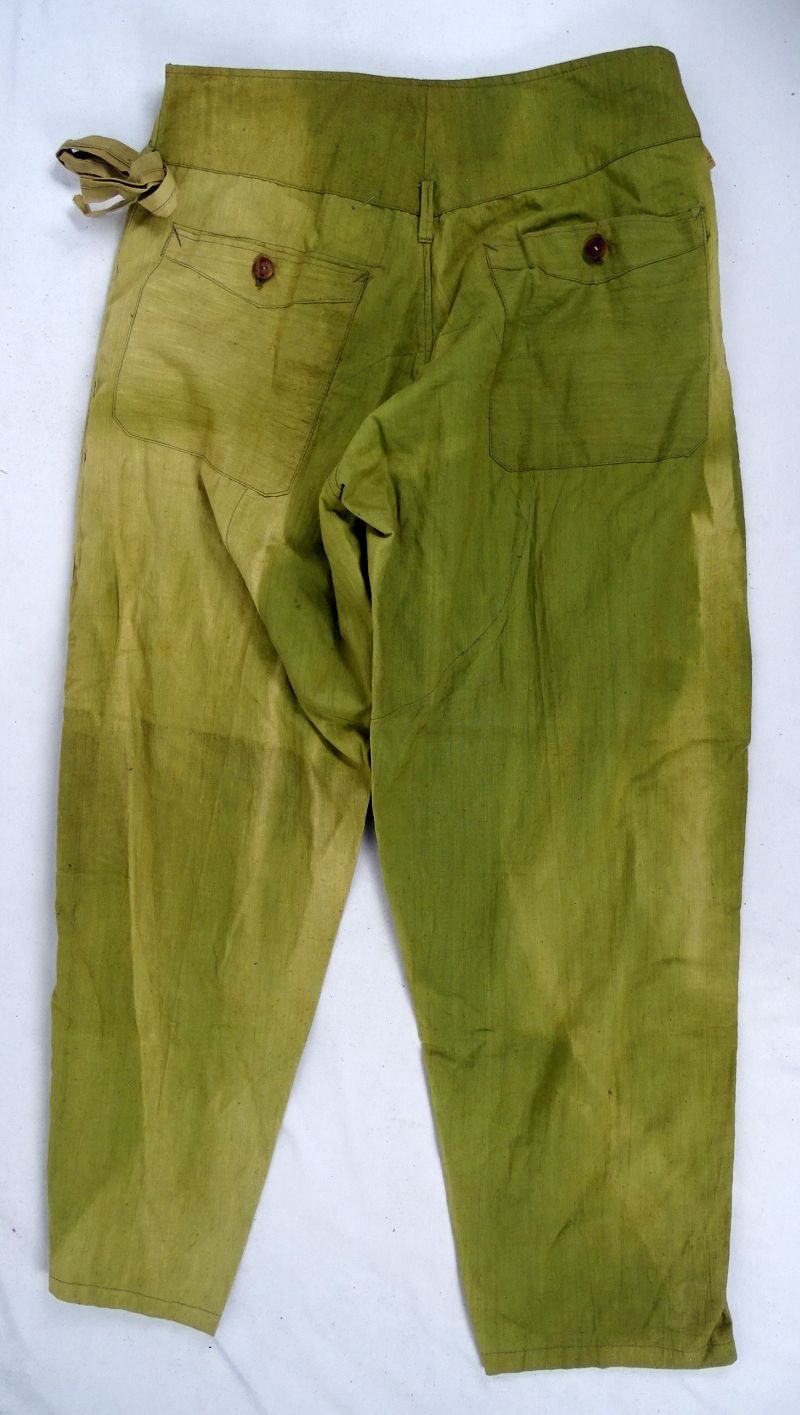 WWII Japanese Army EM/NCO Long Cotton Trousers — image 2