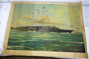 Large Japanese Navy Aircraft Carrier Print