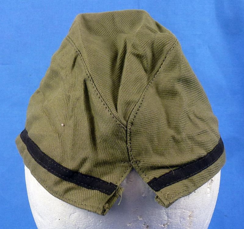 Near Mint Unissued WWII Japanese Navy Petty Officer Green Cotton Field Cap — image 4
