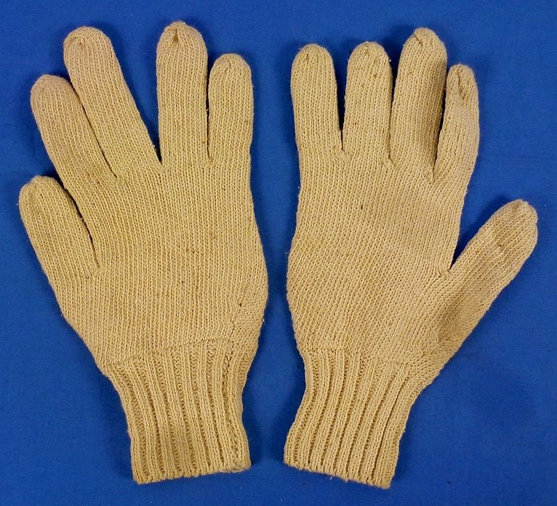 WWII Japanese Military White Woolen Gloves — image 2